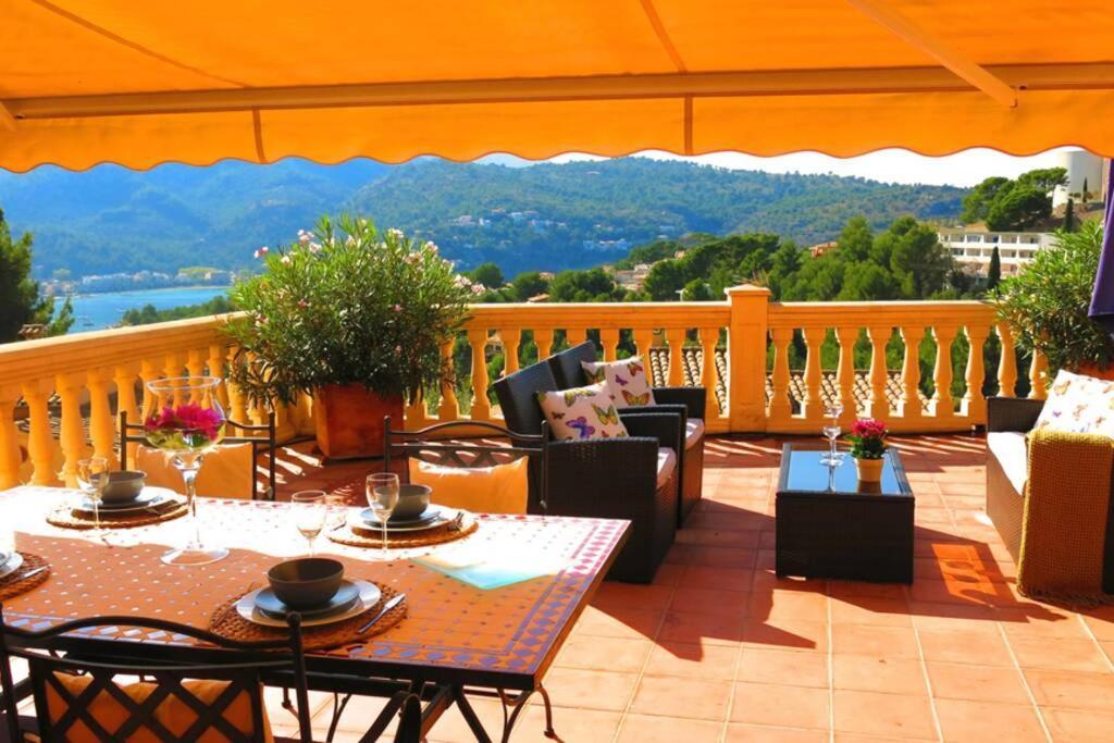 Apartamento En El Puerto De Soller Con Gran Terraza Privada Y Vistas Al Mar. Piscina Comunitaria. Localizado En Un Zona Tranquila Y Muy Soleada. Wifi Gratis Disponible. Parking. Dış mekan fotoğraf