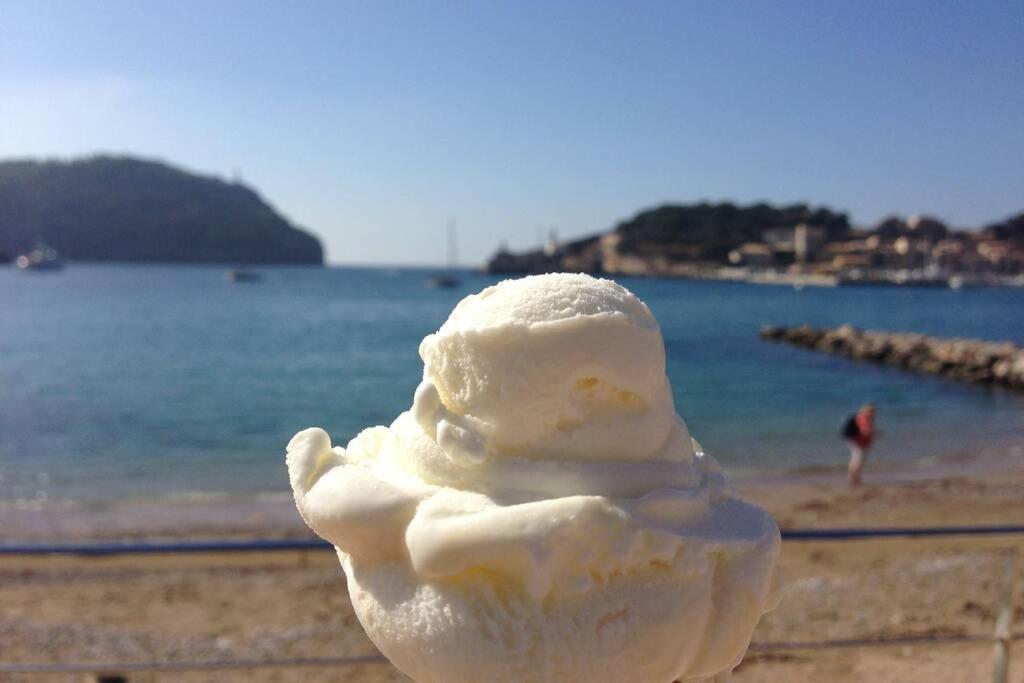 Apartamento En El Puerto De Soller Con Gran Terraza Privada Y Vistas Al Mar. Piscina Comunitaria. Localizado En Un Zona Tranquila Y Muy Soleada. Wifi Gratis Disponible. Parking. Dış mekan fotoğraf
